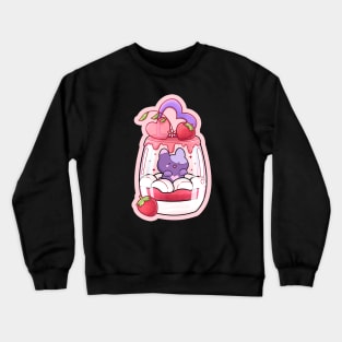 Patchi Strawberry Dessert Crewneck Sweatshirt